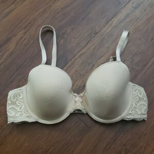 Wacoal Womens Nude Cream Lace Bra Size 34B
